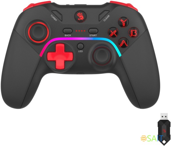 Геймпад A4Tech Bloody GPW70 Sports черный USB Беспроводной виброотдача обратная связь (GPW70 SPORTS BLACK)