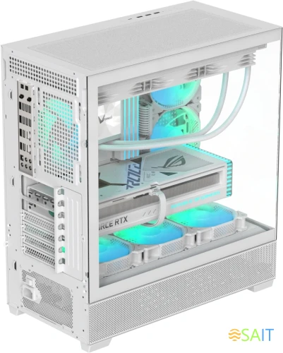 Корпус Formula Crystal Z2 белый без БП ATX 5x120mm 1xUSB2.0 2xUSB3.0 audio bott PSU