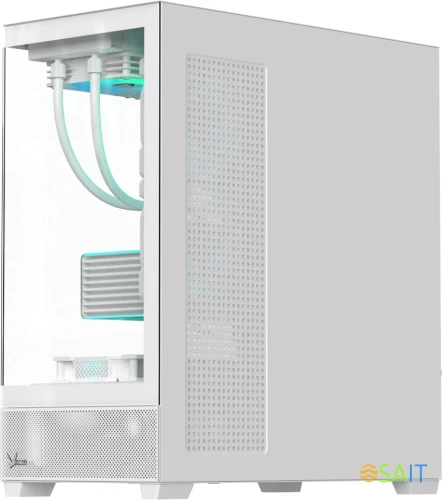 Корпус Formula Crystal Z2 белый без БП ATX 5x120mm 1xUSB2.0 2xUSB3.0 audio bott PSU