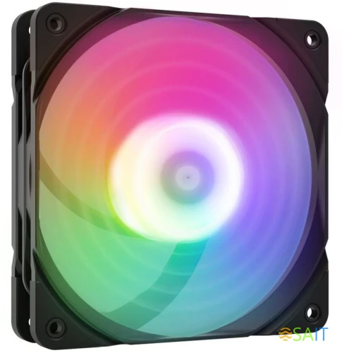 Вентилятор для корпуса Zalman ZM-AF120R Reverse ARGB 120х120x26 черный 4-pin 24.3дБ (ZM-AF120R ARGB BLACK) Ret