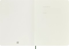 Блокнот Moleskine CLASSIC SOFT QP623K15 XLarge 190х250мм 192стр. нелинованный мягкая обложка зеленый
