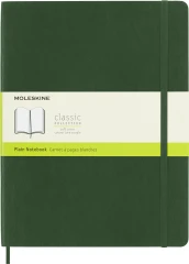 Блокнот Moleskine CLASSIC SOFT QP623K15 XLarge 190х250мм 192стр. нелинованный мягкая обложка зеленый
