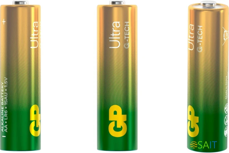 Батарея GP Ultra Alkaline 15AUA21-2CRSBC2 AA (2шт)