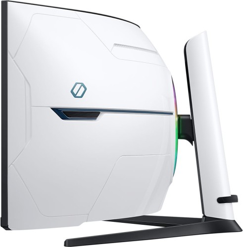 Монитор Samsung 57" Odyssey Neo G9 S57CG952NI черный VA LED 32:9 HDMI полуматовая HAS Piv 2500:1 420cd 178гр/178гр 7680x2160 240Hz FreeSync Premium Pro DP Dual UHD USB 19кг