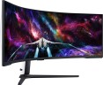 Монитор Samsung 57" Odyssey Neo G9 S57CG952NI черный VA LED 32:9 HDMI полуматовая HAS Piv 2500:1 420cd 178гр/178гр 7680x2160 240Hz FreeSync Premium Pro DP Dual UHD USB 19кг