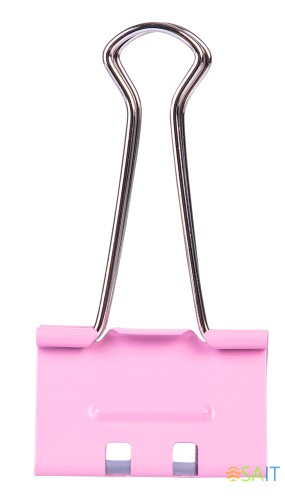 Зажимы Deli E8555S металл 19мм ассорти (упак.:40шт) пластиковая туба