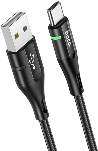 Кабель Hoco U93 Shadow Type-C USB (m)-USB Type-C (m) 1.2м черный коробка