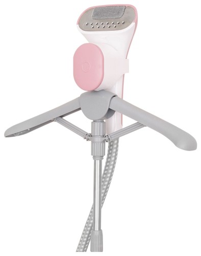 Отпариватель напольный Hyundai H-US02456 1800Вт белый/розовый