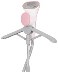 Отпариватель напольный Hyundai H-US02456 1800Вт белый/розовый