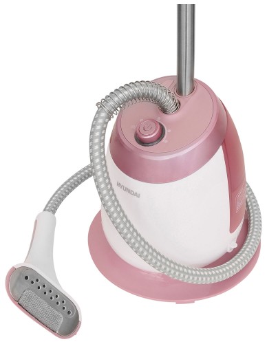 Отпариватель напольный Hyundai H-US02456 1800Вт белый/розовый