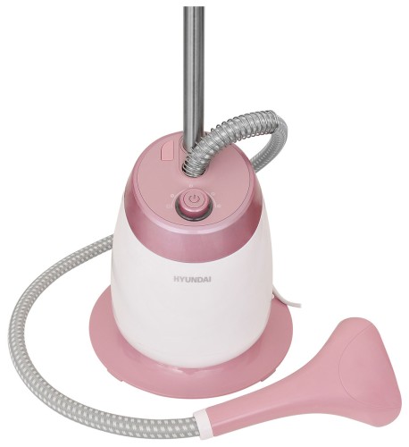 Отпариватель напольный Hyundai H-US02456 1800Вт белый/розовый