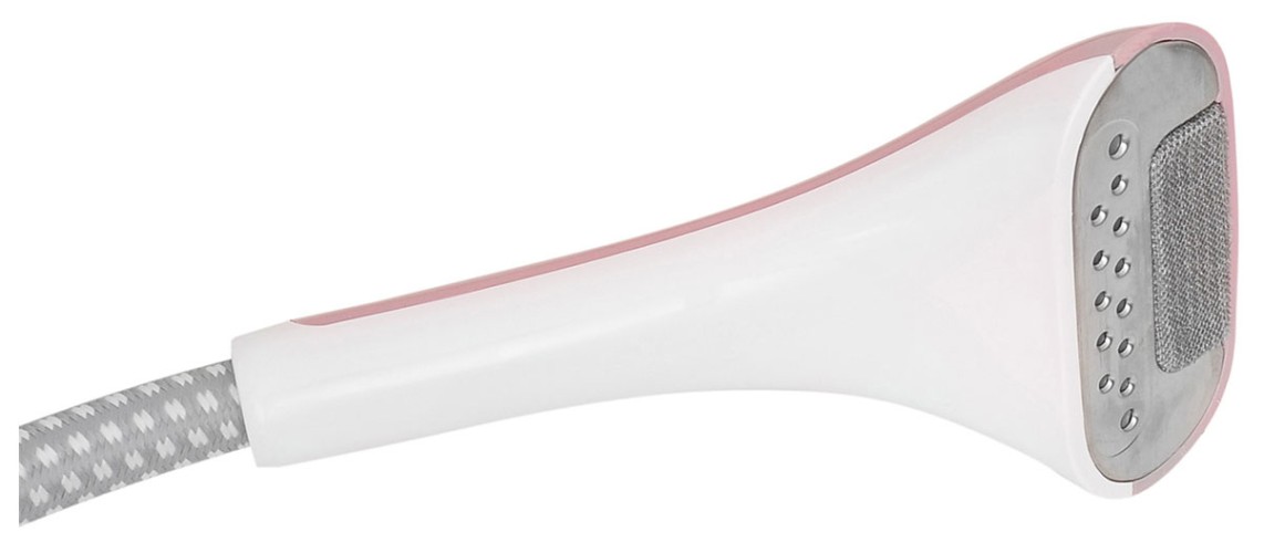 Отпариватель напольный Hyundai H-US02456 1800Вт белый/розовый
