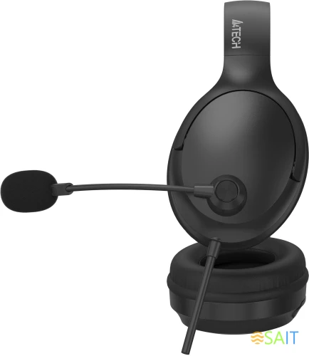 Наушники с микрофоном A4Tech Fstyler FH280U черный 2м мониторные USB оголовье