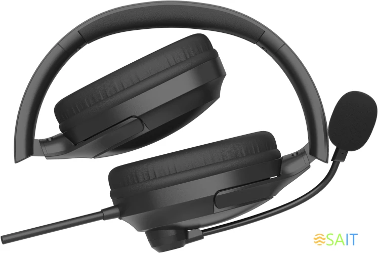 Наушники с микрофоном A4Tech Fstyler FH280U черный 2м мониторные USB оголовье