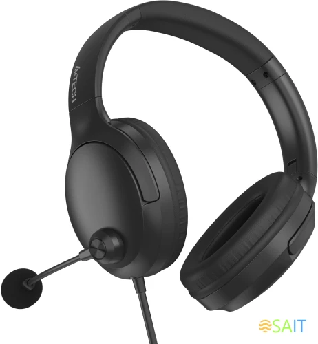 Наушники с микрофоном A4Tech Fstyler FH280U черный 2м мониторные USB оголовье