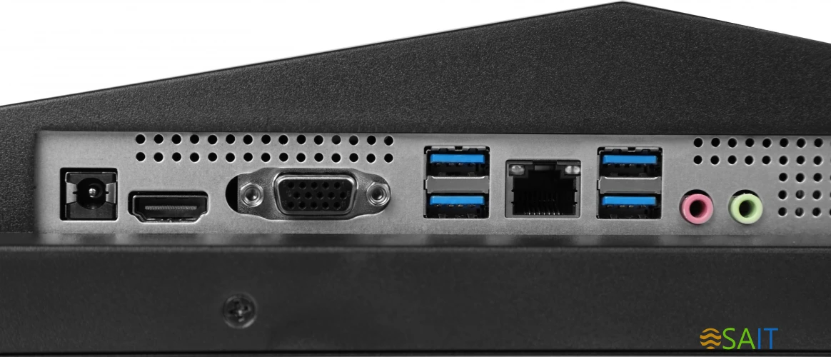 Моноблок Teclast M24 Air 23.8" Full HD i3 12100 (3.3) 16Gb SSD512Gb UHDG 730 Windows 11 Professional GbitEth WiFi BT 120W клавиатура мышь Cam черный 1920x1080