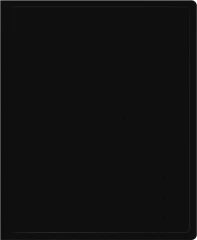 Папка на 2-х кольцах Silwerhof Eco A4 пластик 0.5мм кор.30мм черный