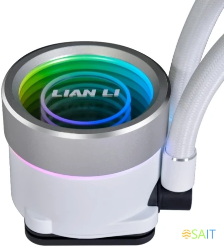 Система водяного охлаждения Lian-Li Galahad II Trinity 360 SL-INF ARGB Soc-AM5/AM4/1200/1700/1851 белый 4-pin 29dB Al+Cu Ret (G89.GA2T36INW.00)