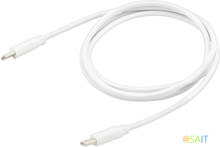 Кабель Buro PD15W USB Type-C (m)-USB Type-C (m) 1м белый