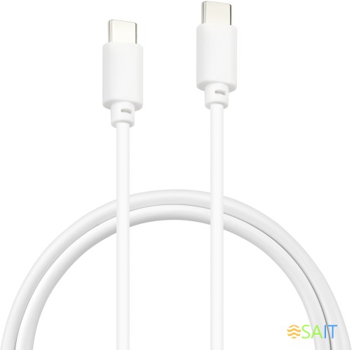 Кабель Buro PD15W USB Type-C (m)-USB Type-C (m) 1м белый