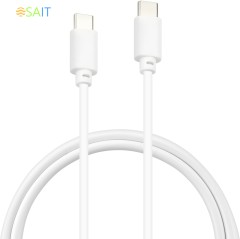 Кабель Buro PD15W USB Type-C (m)-USB Type-C (m) 1м белый