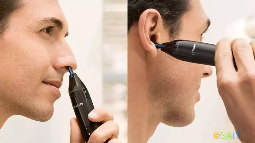 Триммер Philips NT1650/16 черный (насадок в компл:1шт)