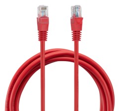 Патч-корд Buro UTP-5E-1,5M-R UTP 4 пары cat.5E CCA molded 1.5м красный RJ-45 (m)-RJ-45 (m)