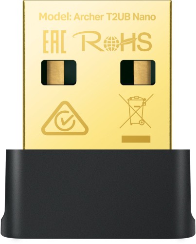 Сетевой адаптер Wi-Fi + Bluetooth TP-Link Archer T2UB Nano AC600 USB 2.0 (ант.внутр.) 1ант.