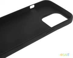 Чехол (клип-кейс) BoraSCO для Apple iPhone 13 Pro черный (матовый) (40442)