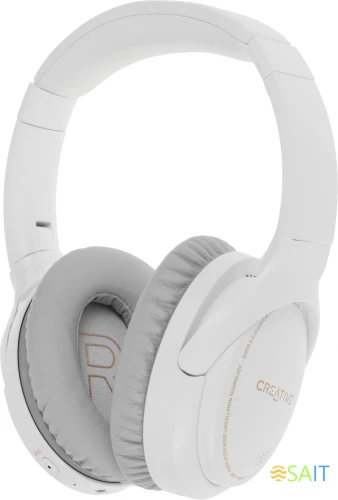 Гарнитура мониторные Creative Zen Hybrid 1.2м белый беспроводные bluetooth оголовье (51EF1010AA000)