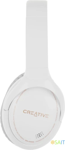 Гарнитура мониторные Creative Zen Hybrid 1.2м белый беспроводные bluetooth оголовье (51EF1010AA000)