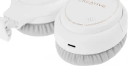 Гарнитура мониторные Creative Zen Hybrid 1.2м белый беспроводные bluetooth оголовье (51EF1010AA000)