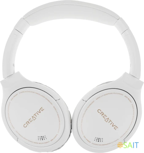 Гарнитура мониторные Creative Zen Hybrid 1.2м белый беспроводные bluetooth оголовье (51EF1010AA000)