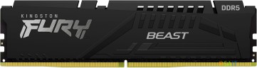 Память DDR5 32GB 5200MHz Kingston KF552C40BB-32 Fury Beast RTL PC5-41600 CL40 DIMM 288-pin 1.25В dual rank с радиатором Ret