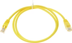 Патч-корд cat.5E molded 1м желтый RJ-45 (m)-RJ-45 (m) (упак.:1шт)