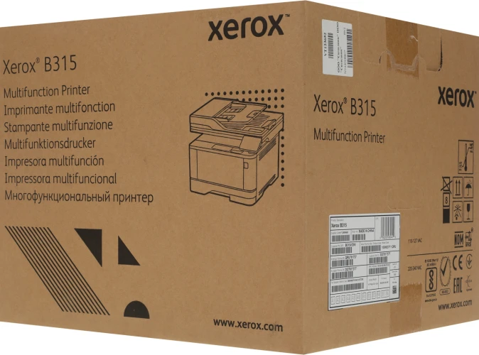 МФУ лазерный Xerox WorkCentre B315V_DNI A4 Duplex Net WiFi белый