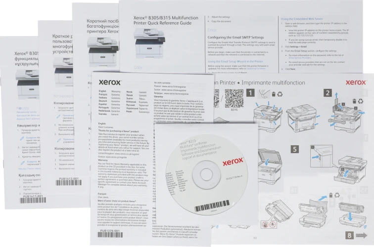 МФУ лазерный Xerox WorkCentre B315V_DNI A4 Duplex Net WiFi белый