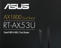 Роутер беспроводной Asus RT-AX53U AX1800 10/100/1000BASE-TX/4G ready черный