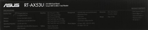 Роутер беспроводной Asus RT-AX53U AX1800 10/100/1000BASE-TX/4G ready черный