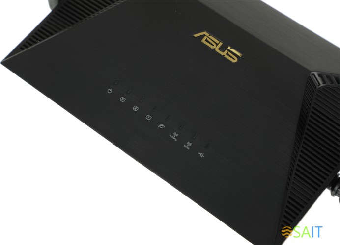 Роутер беспроводной Asus RT-AX53U AX1800 10/100/1000BASE-TX/4G ready черный