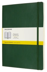 Блокнот Moleskine CLASSIC SOFT QP622K15 XLarge 190х250мм 192стр. клетка мягкая обложка зеленый