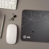 Коврик для мыши Cactus Spider gray черный 250x200x3мм (CS-MP-D13S)