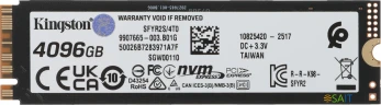 Накопитель SSD Kingston PCIe 5.0 x4 4TB SFYR2S/4T0 Fury Renegade M.2 2280