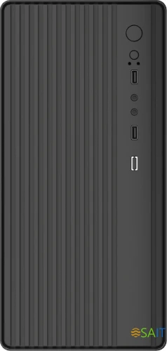 Корпус Accord ACC-M258-01B черный без БП mATX 1x80mm 2xUSB2.0 audio