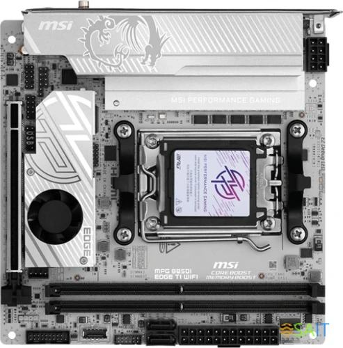 Материнская плата MSI MPG B850I EDGE TI WIFI SocketAM5 AMD B850 2xDDR5 mini-ITX AC`97 8ch(7.1) 5Gigabit RAID+HDMI