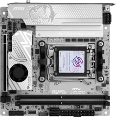 Материнская плата MSI MPG B850I EDGE TI WIFI Socket AM5 AMD B850 2xDDR5 mini-ITX AC`97 8ch(7.1) 5Gigabit RAID+HDMI