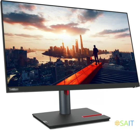 Монитор Lenovo 23.8" ThinkVision P24h-30 черный IPS LED 4ms 16:9 HDMI матовая HAS Piv 300cd 178гр/178гр 2560x1440 60Hz DP 2K USB 5.7кг