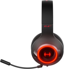 Наушники с микрофоном Edifier G4 S черный 1.3м мониторные BT оголовье