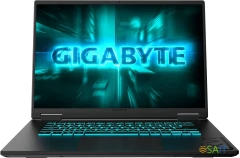 Ноутбук Gigabyte GAMING A16 GA6H Core i7 13620H 16Gb SSD1Tb NVIDIA GeForce RTX4050 6Gb 16" IPS FHD+ (1920x1200) без ОС black WiFi BT Cam (CMHI2KZ894SD)