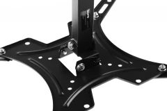 Кронштейн для телевизора Buro FL4S черный 20"-65" макс.25кг настенный поворотно-выдвижной и наклонный